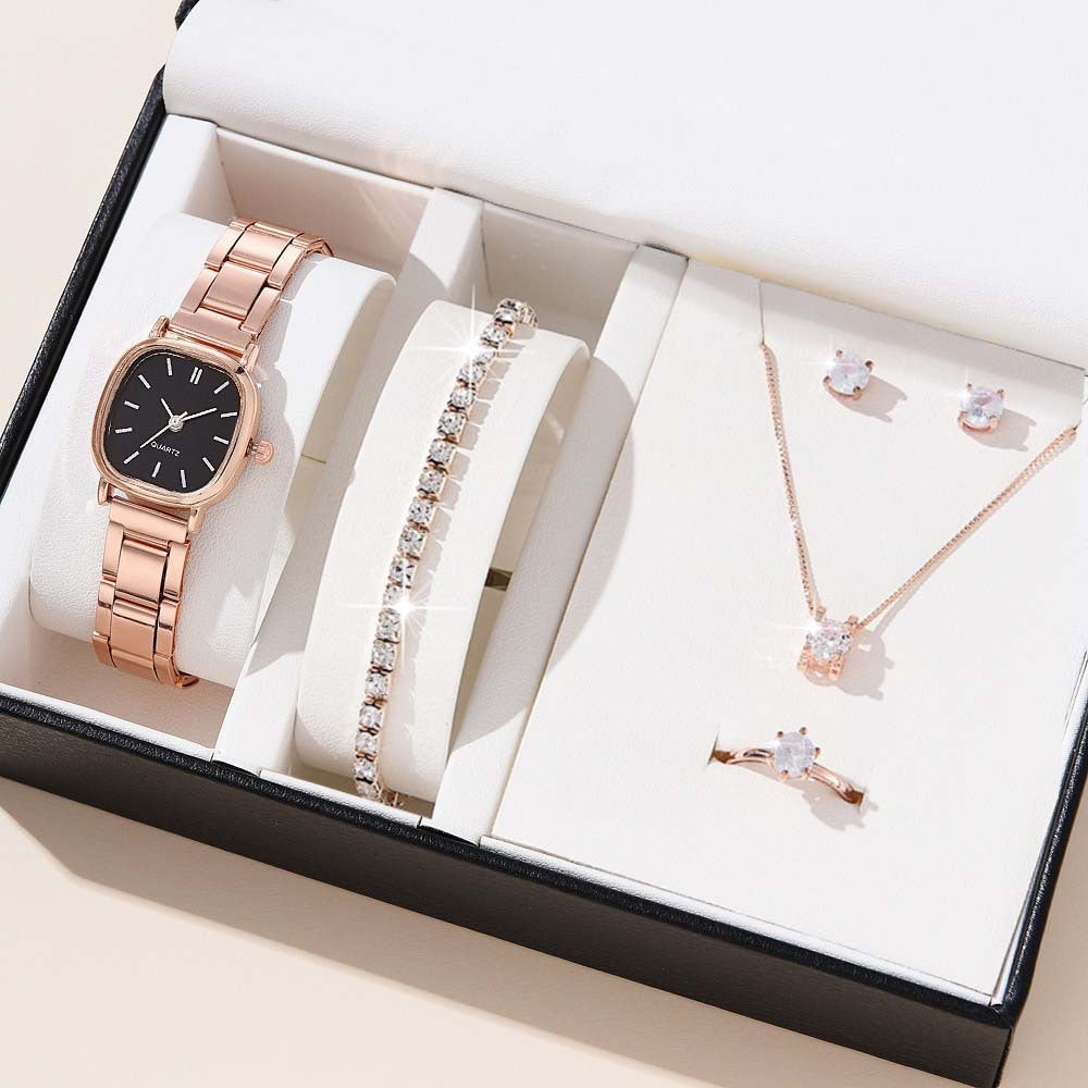 Women's Alloy Square Roman Quartz Watch